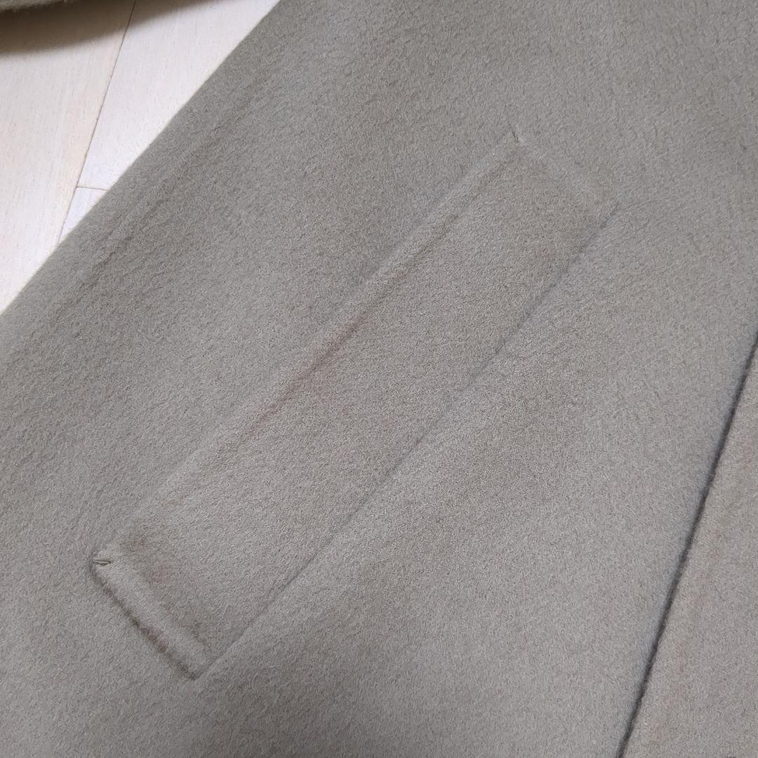 GALERIE VIE ウールダブルフェイス　ノーカラーコート