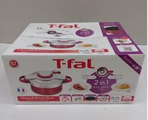 ティファール 圧力鍋 クリプソ ミニット デュオ レッド P4605136