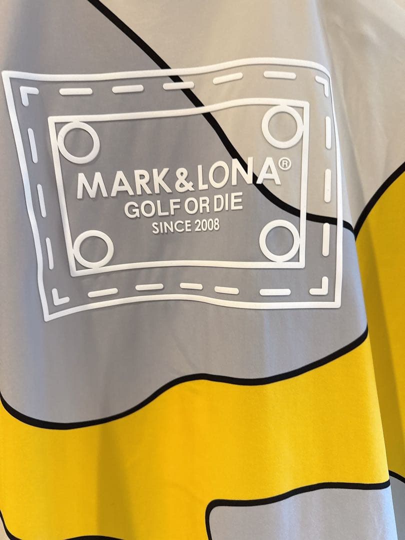 美品 ★ MARK&LONA 2024 モックネック シャツ マーク&ロナ