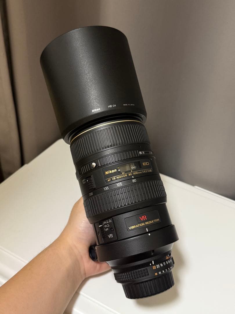 Nikon 80-400mm f/4.5-5.6D ED VR 望遠ズームレンズ