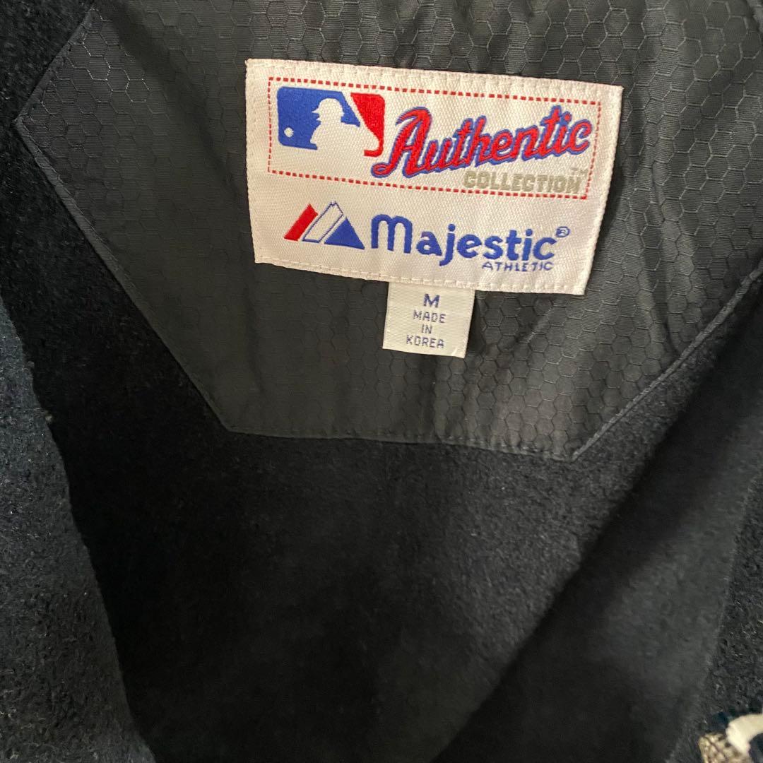 MLB ヤンキース　90s総刺繍スタジャン　ブラックネイビー