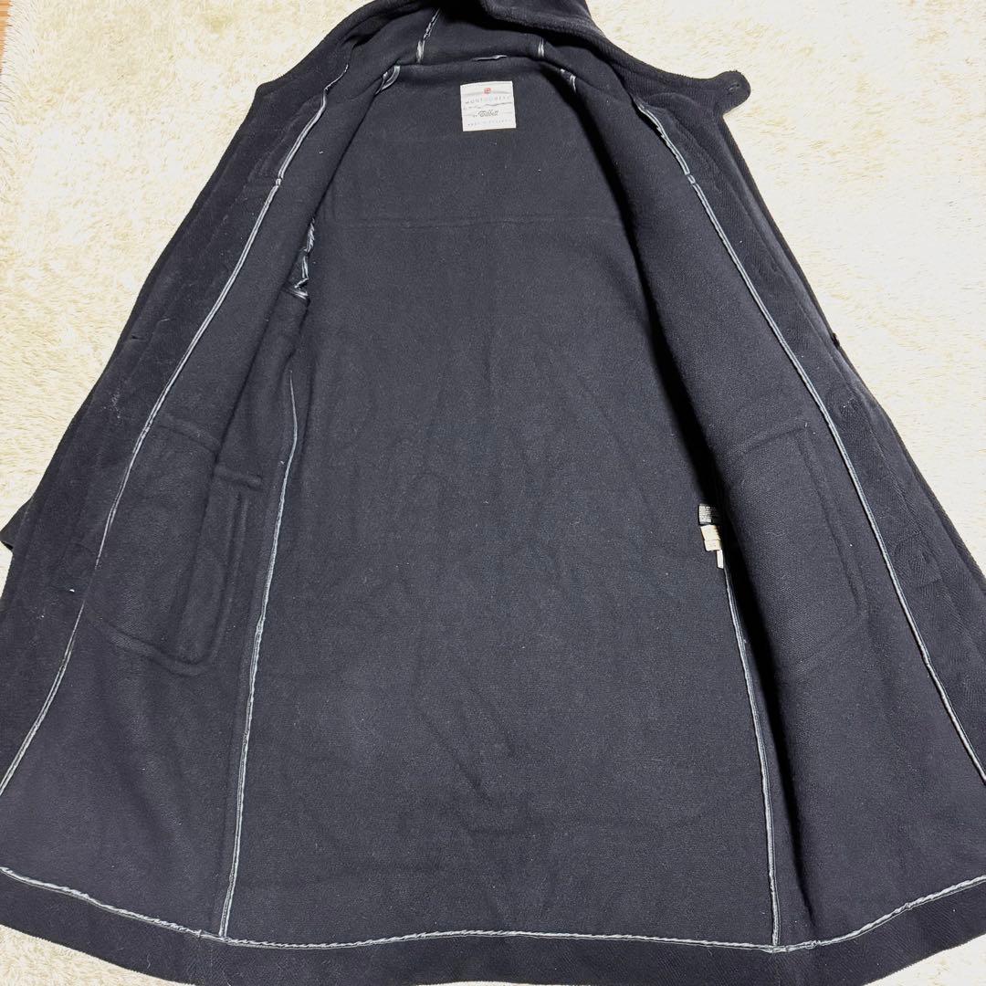 モンゴメリー　ロング　ダッフルコート　ヘリンボーン　ネイビー　イングランド製