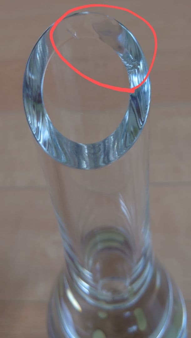 バカラ　花瓶　フラワーベース