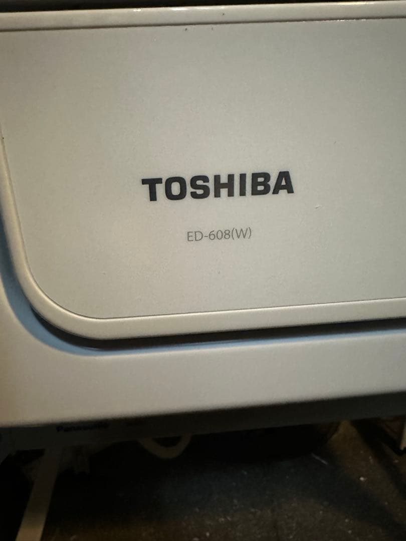 東芝 ED-608-W 衣類乾燥機 乾燥容量　スタンド付