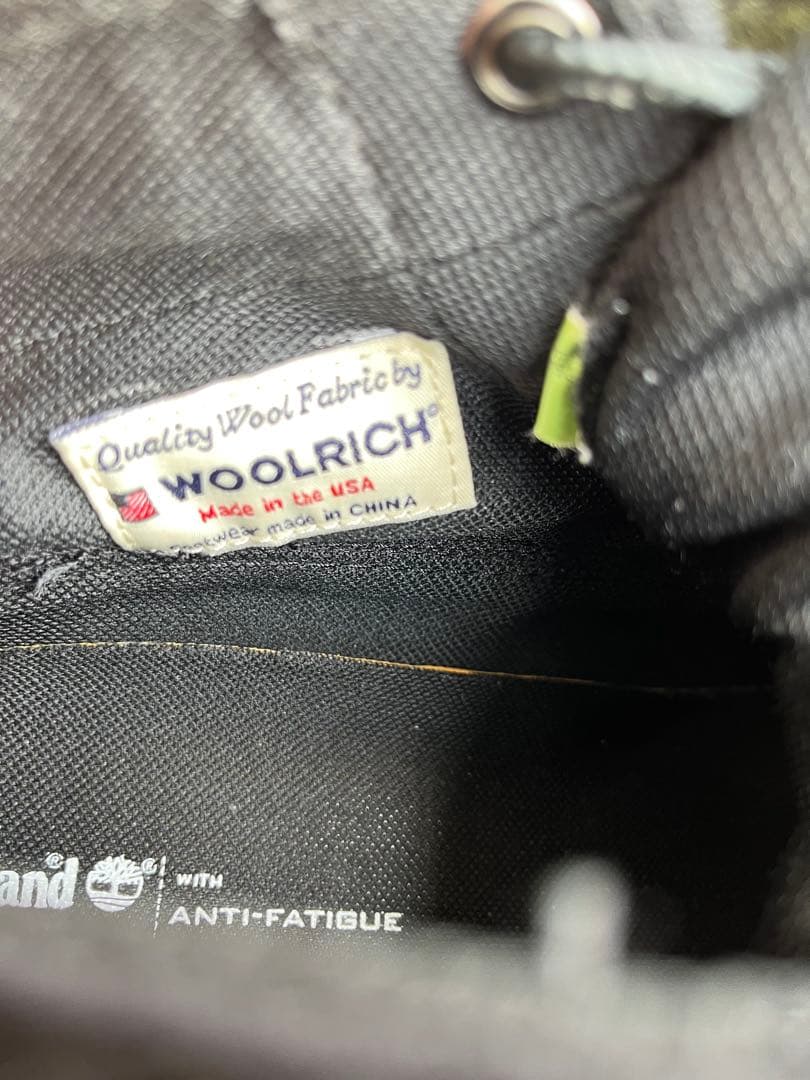 Timberland × WOOLRICHジッパーブーツ 27.5