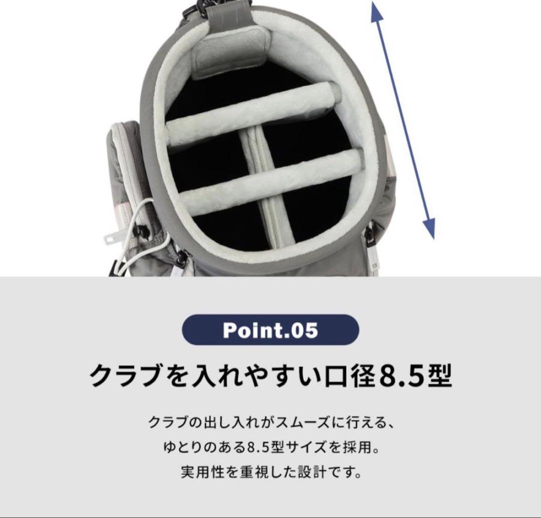 ブリーフィング ゴルフ キャディバッグ キャスター付CR-6 CASTER CS