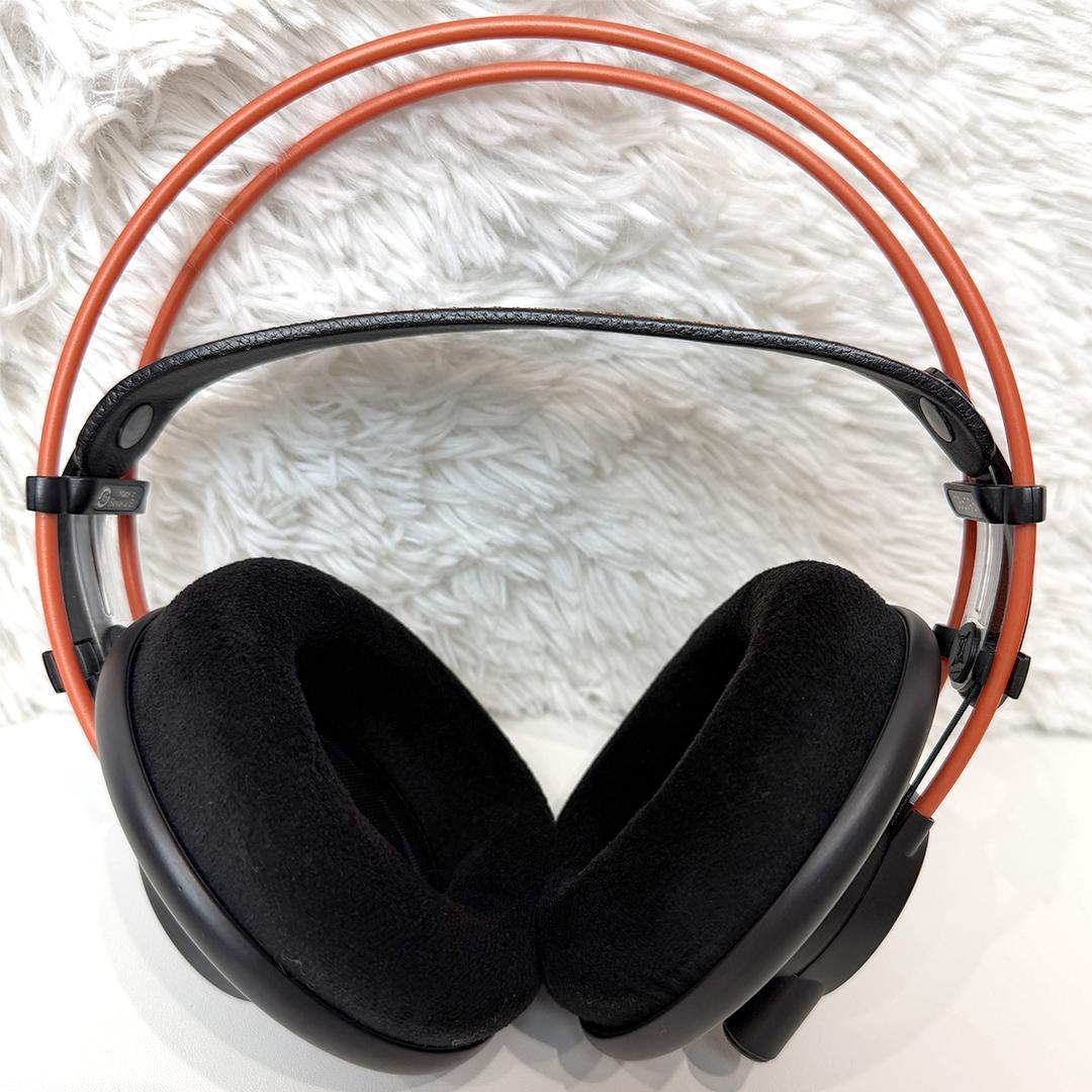 AKG K712 PRO 有線ヘッドフォン ブラック×オレンジ