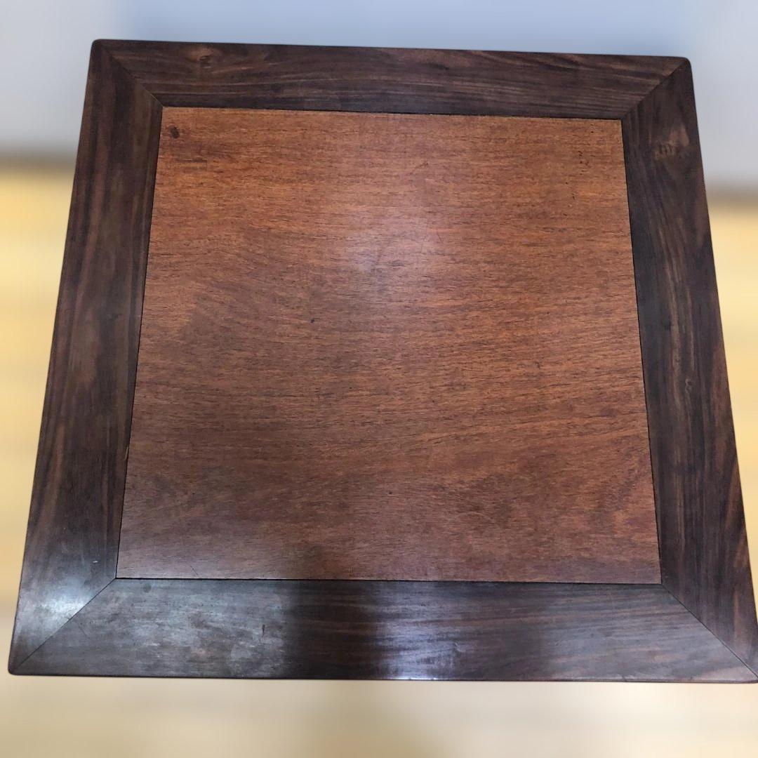 送料無料 昭和十七年 検印あり 無垢材 座卓 古家具 戦前 戦中 251215