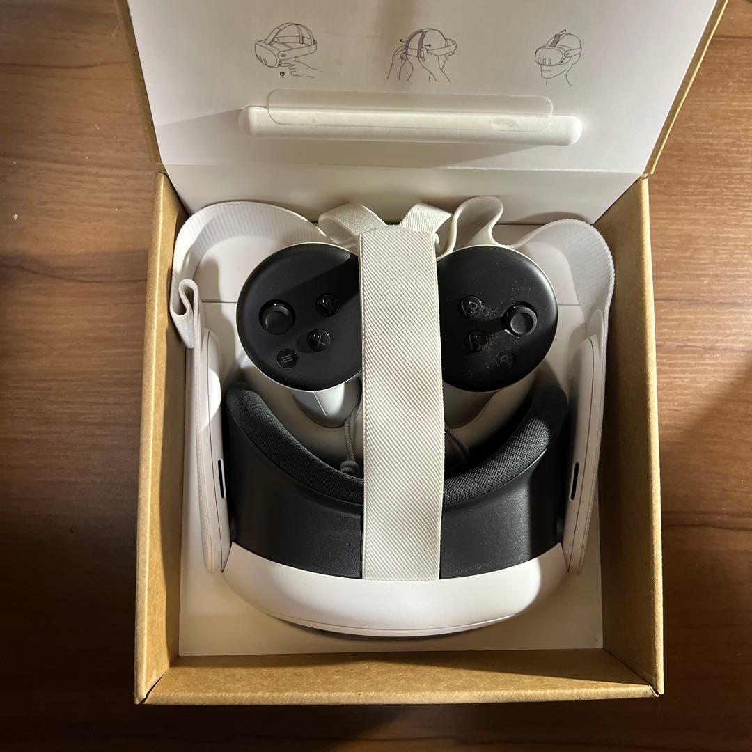 Quest 3 128GB + Aubika 急速充電ヘッドストラップ