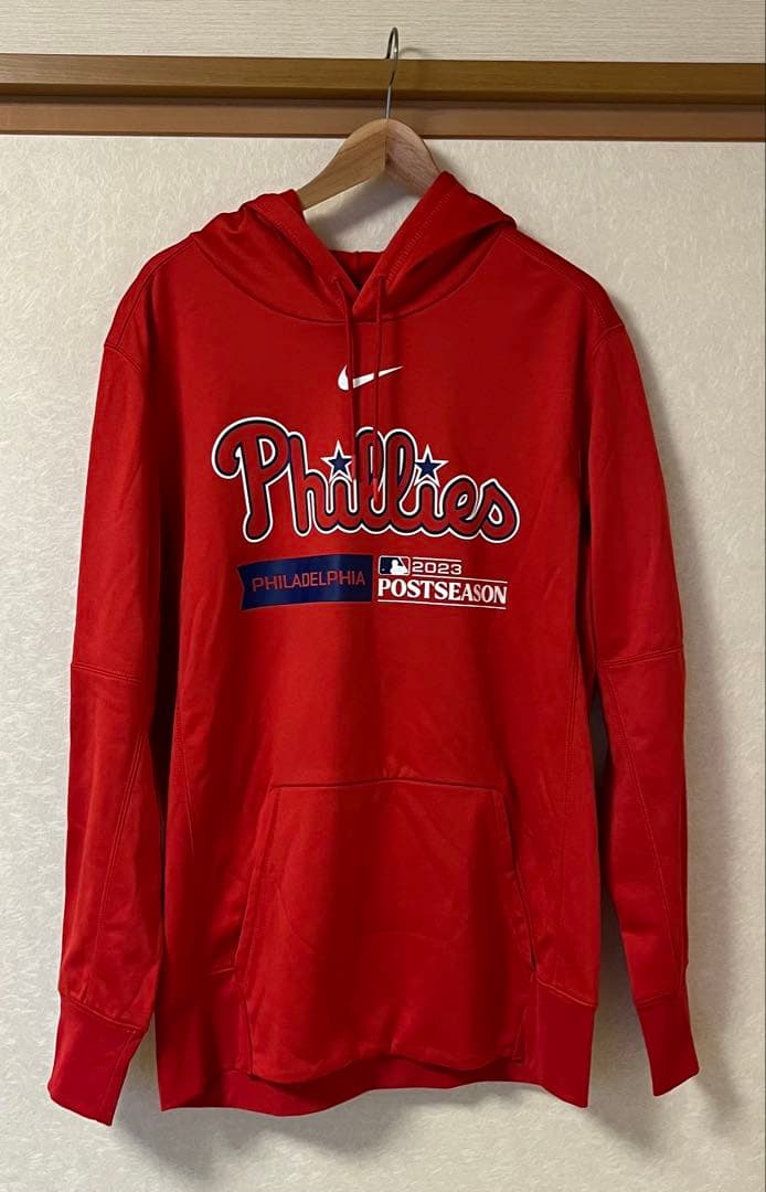 【MLB公式】NIKE製　フィリーズパーカーTシャツ2点セット　オーセンティック
