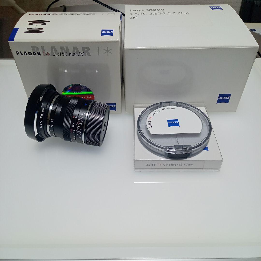 た*ん様 Carl Zeiss Planar 50mm f2.0 zmレンズ+ア