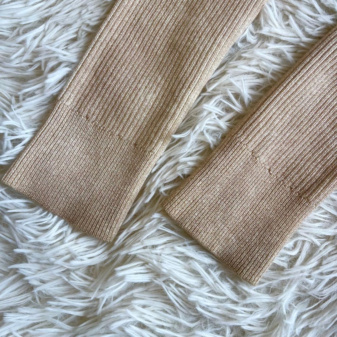 美品 DIESEL ディーゼル タイト ニットワンピース ロゴ