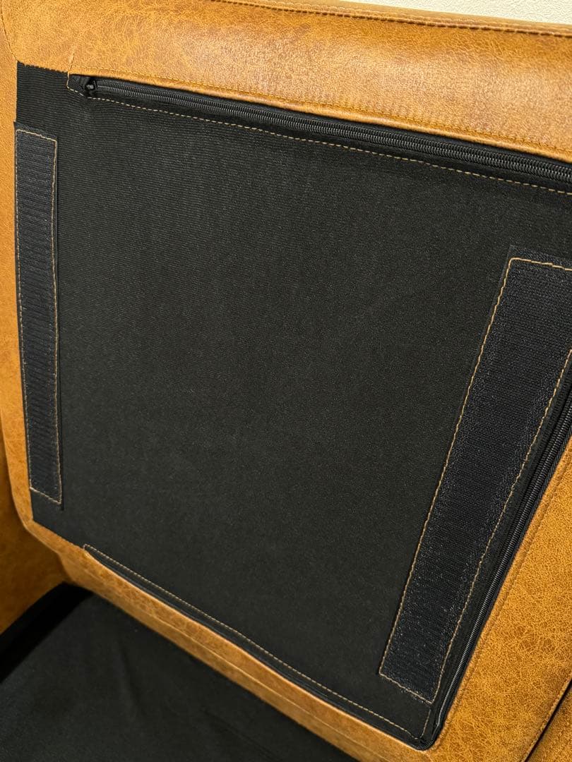 状態良好 【関家具】カローレ 3人掛けカウチソファ キャメル リラックスフォーム