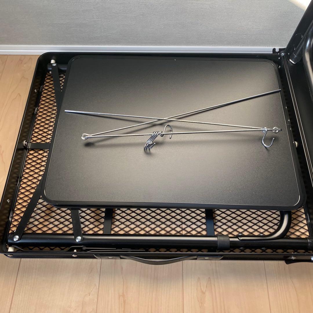 DoD キッチンテーブル クッキングキング ブラック TB5-723-BK