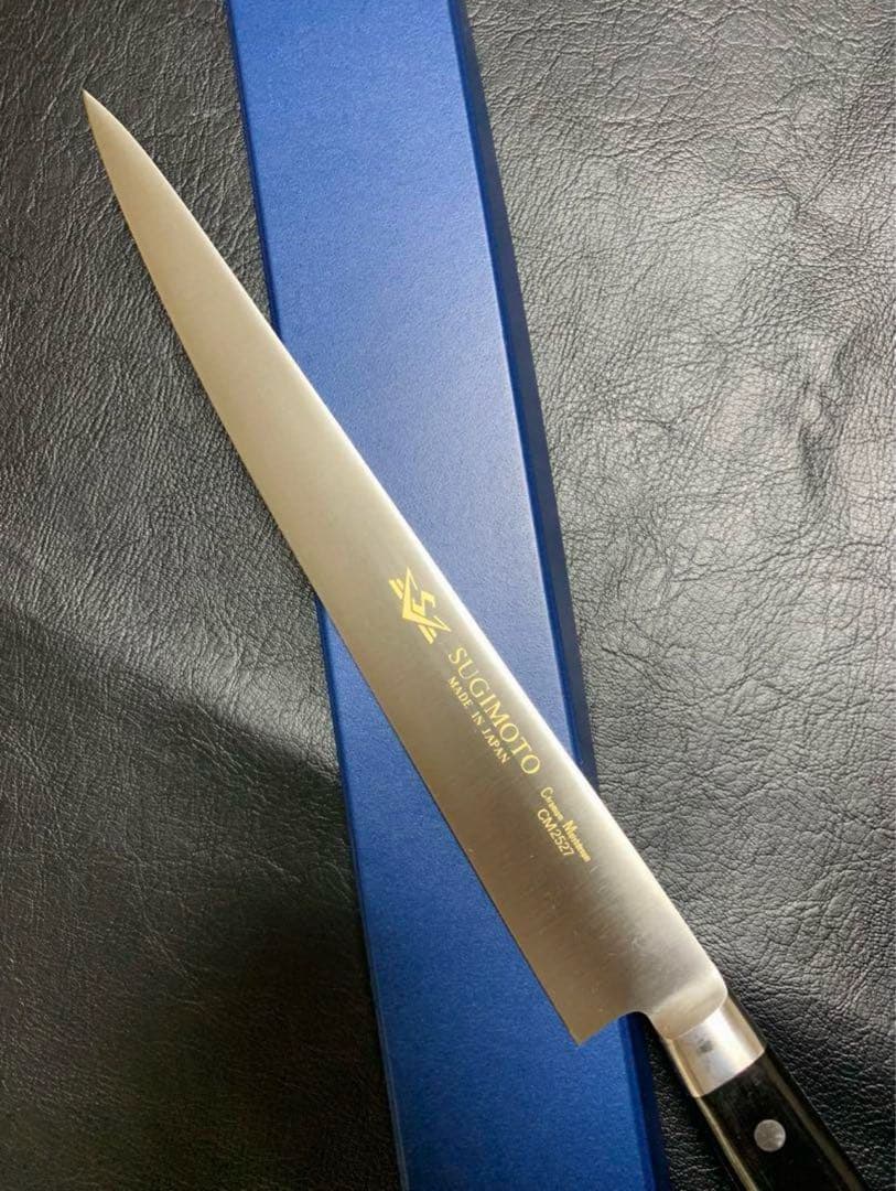 東京　杉本　筋引　包丁　CM2527 CM鋼 ステンレス　9寸