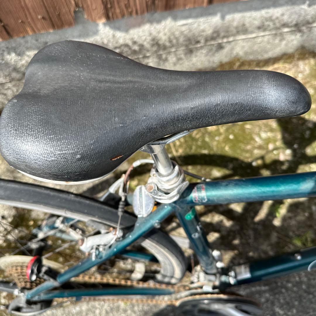 ジャンク品GIANTESCAPE緑色ロードバイク愛知県限定空気入れヘルメット付き