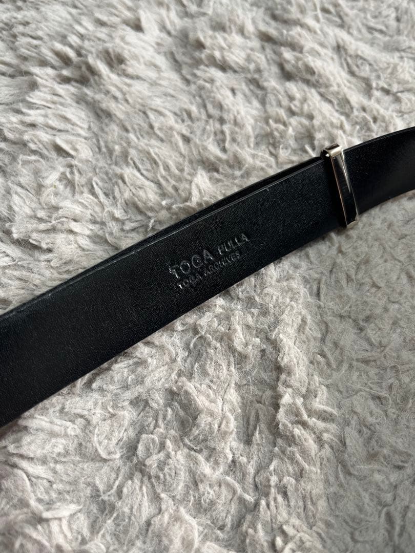 TOGA PULLA 本革レザーベルト ダブルバックルTPO2-AH524