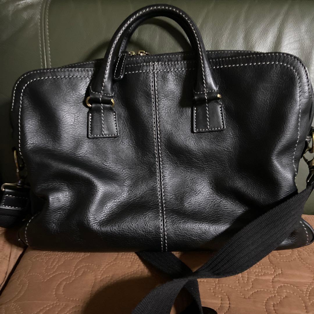 本日限定価格土屋鞄本革ビジネスバッグ黒