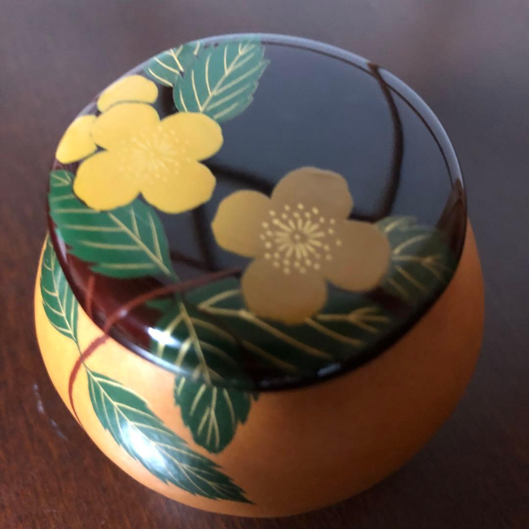 【箱有り】山吹　蒔絵　瓢箪　茶器　茶道具