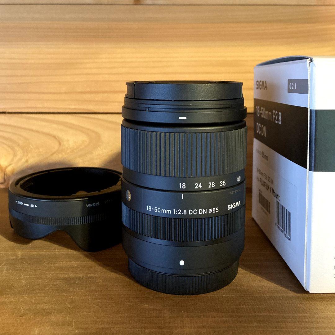 sigma 18-50mm F2.8 DC DN fujifilm xマウント