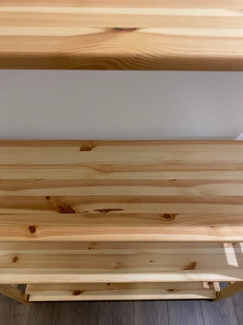 無印良品　パイン材ユニットシェルフ奥行２５ｃｍタイプ・８６ｃｍ幅・中