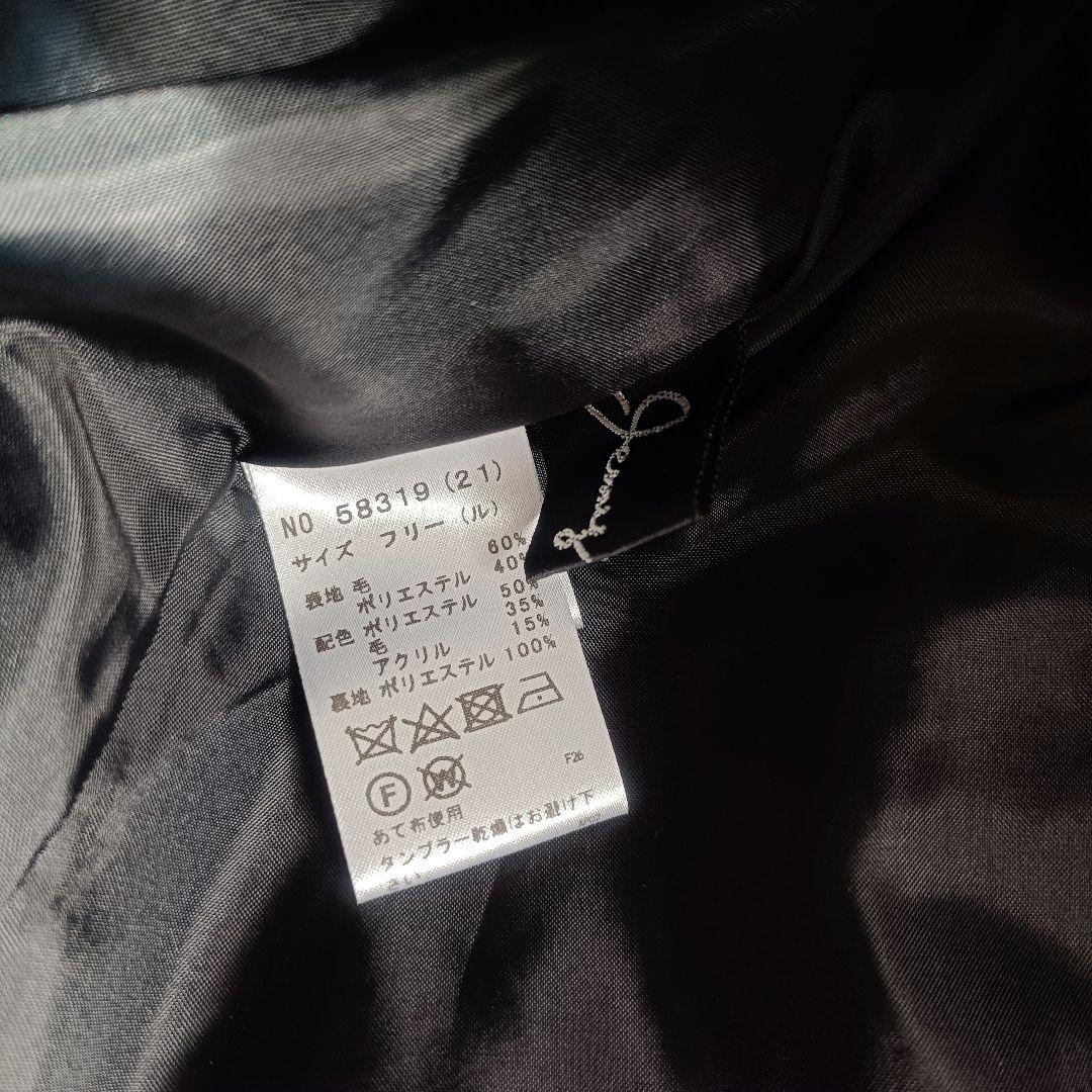 ジェニーギャルソン ウール 立体 コート ジャケット 三星ドレス