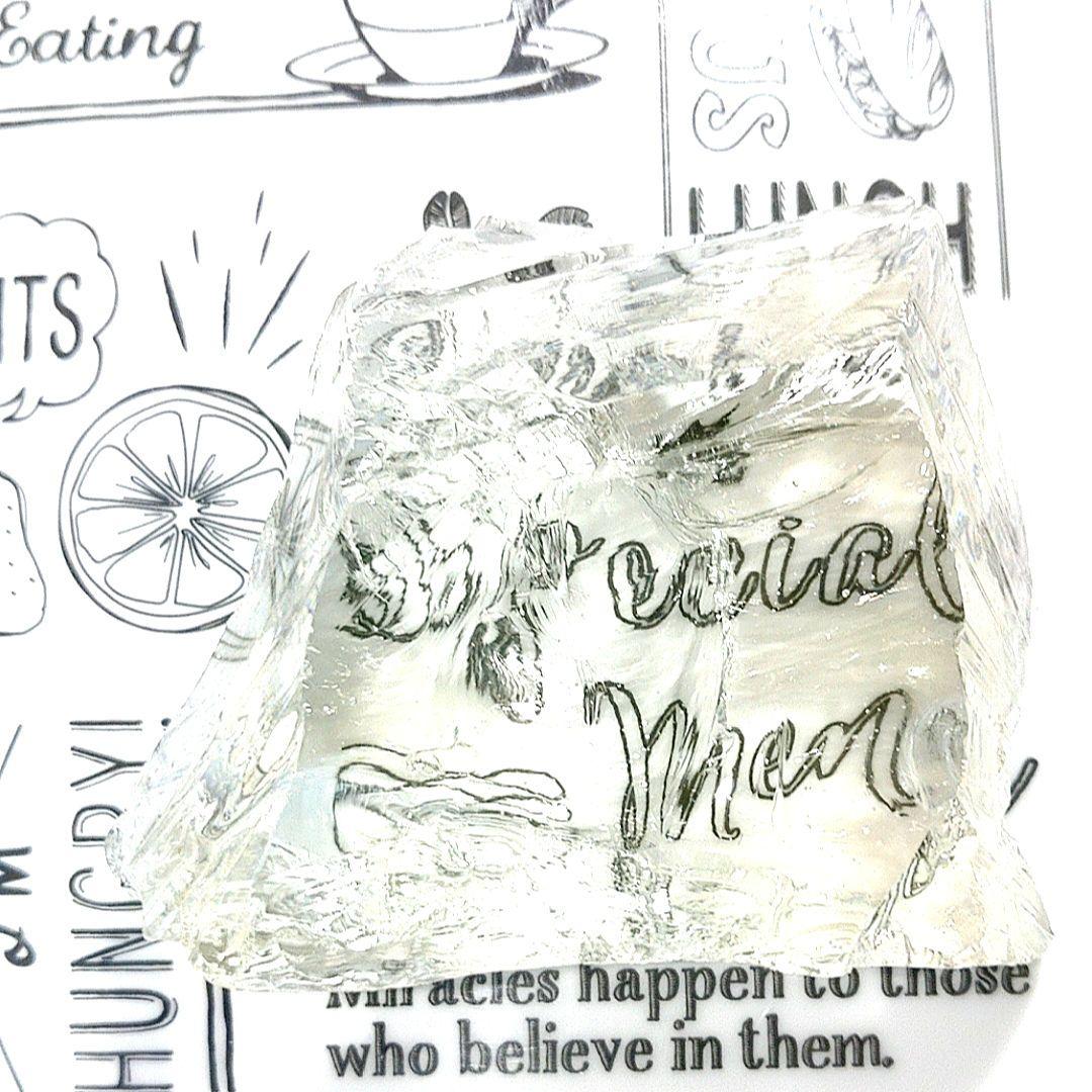 ☆宇宙に輝く神秘な光☆アンダラクリスタルコズミックアイス☆☆天然ガラス275g