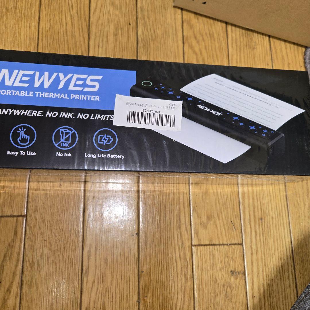 NEWYES サーマルプリンター インク不要 A4サイズ 203dpi