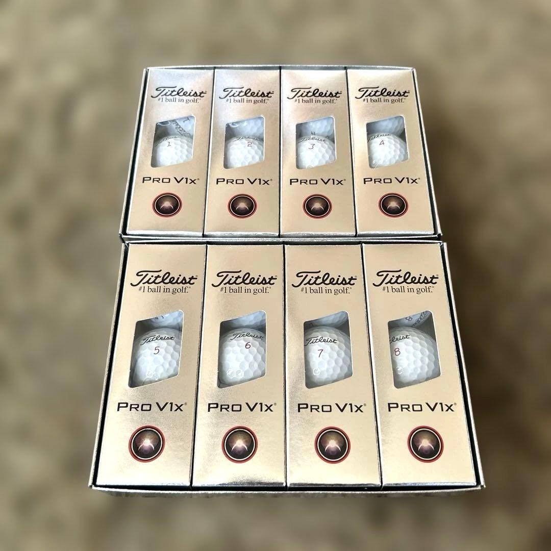 Titleist Pro V1x 2025年モデル 2ダース 24個