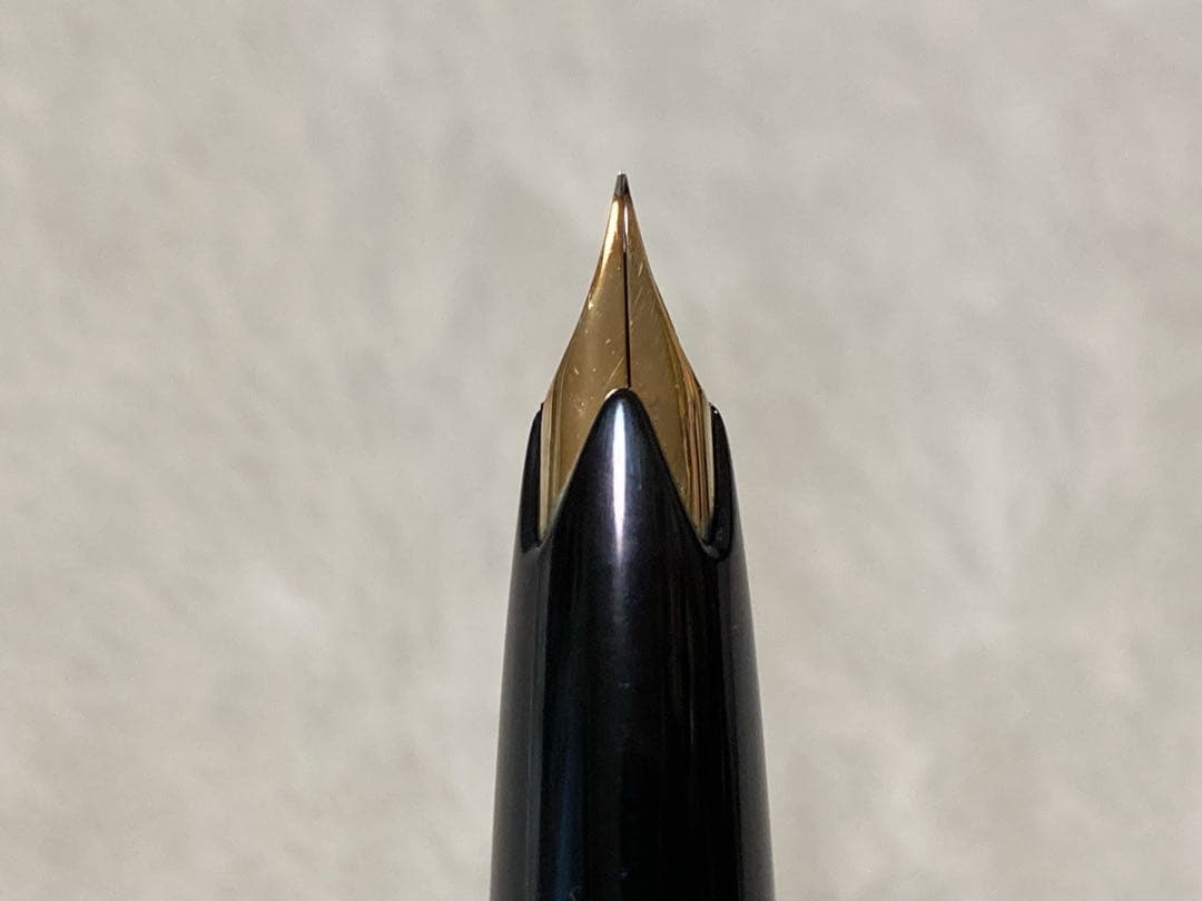 モンブラン万年筆　22 ウイングニブ　黒　14K（洗浄済）