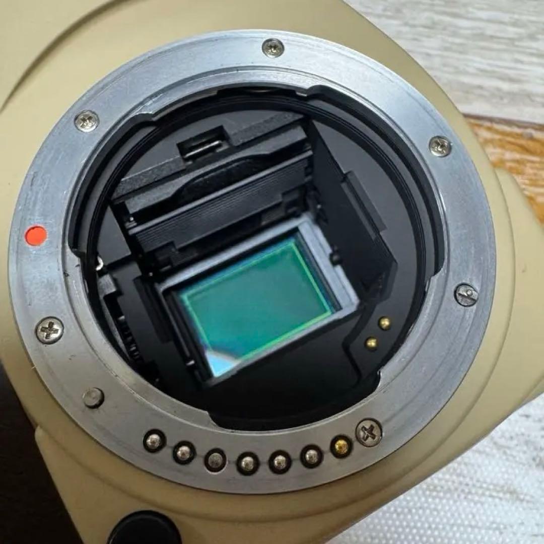 《オーダーカラー》PENTAX K-50 サンドベージュ×ブラウンラバー 本体