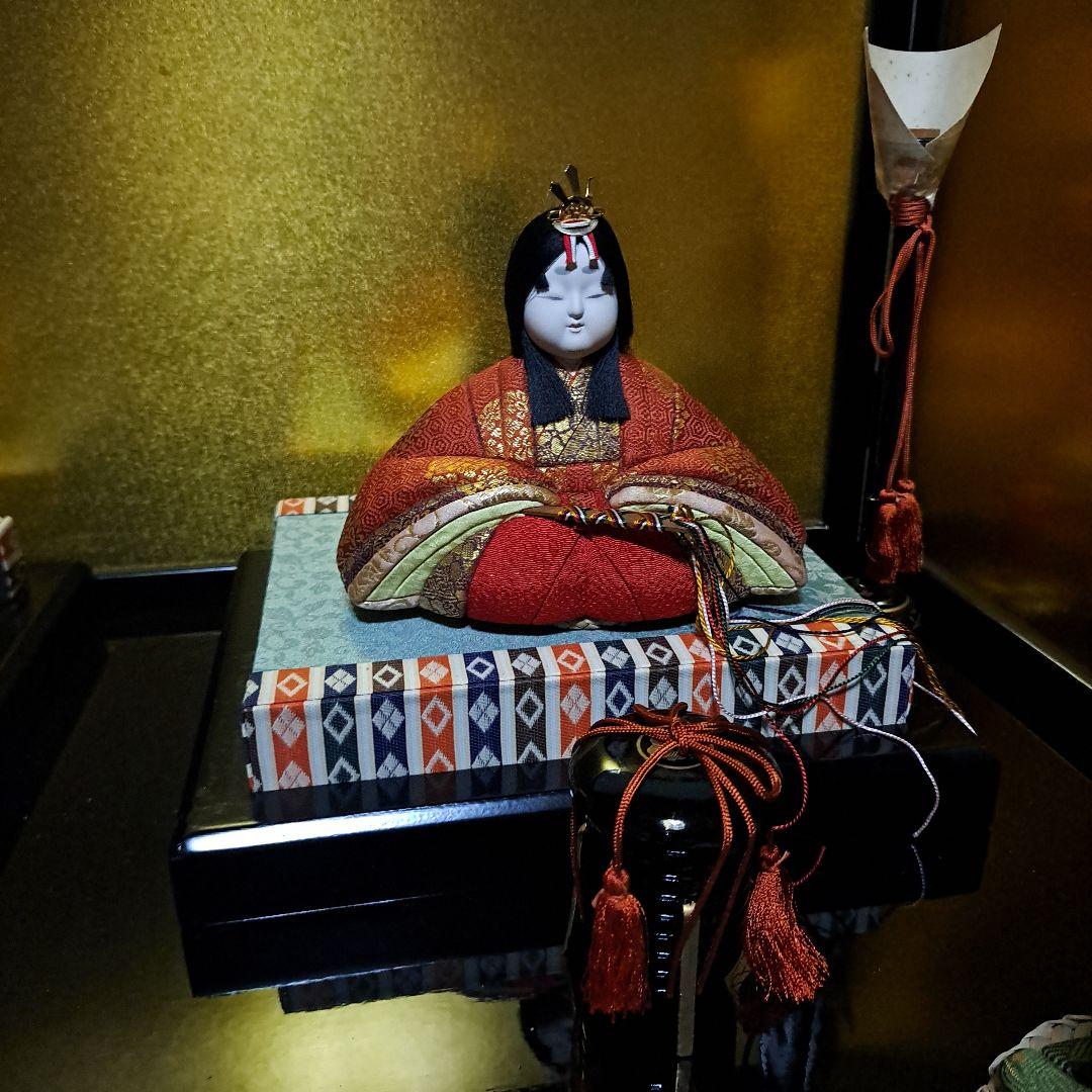 定価 65万 真多呂人形 京都 伝統工芸品 雛人形セット 15体 豪華 日本人形
