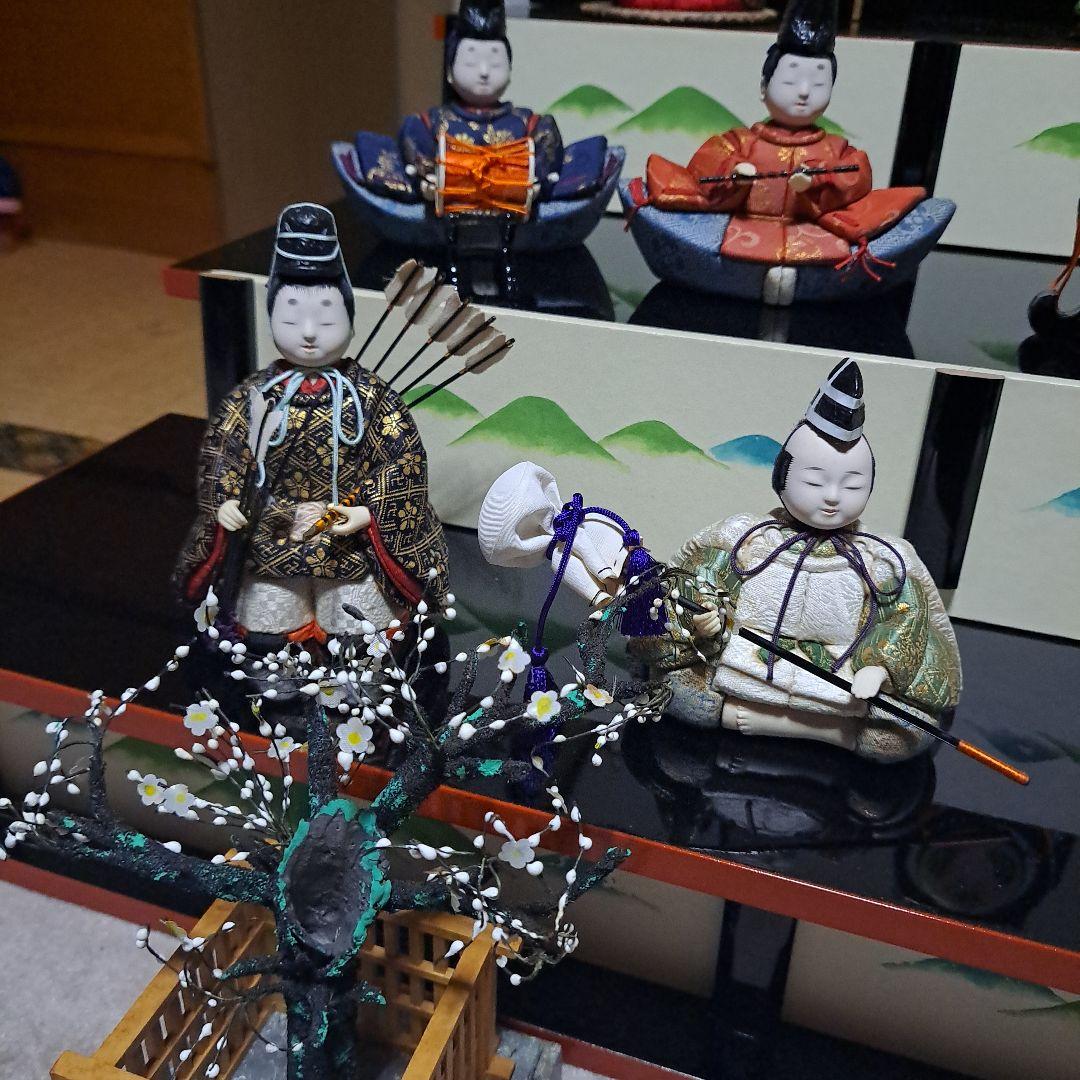 定価 65万 真多呂人形 京都 伝統工芸品 雛人形セット 15体 豪華 日本人形