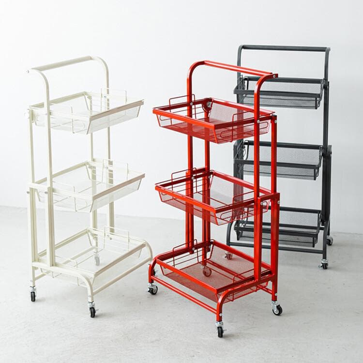 NGI WG RBS　収納ワゴン　ホワイト　収納ラック