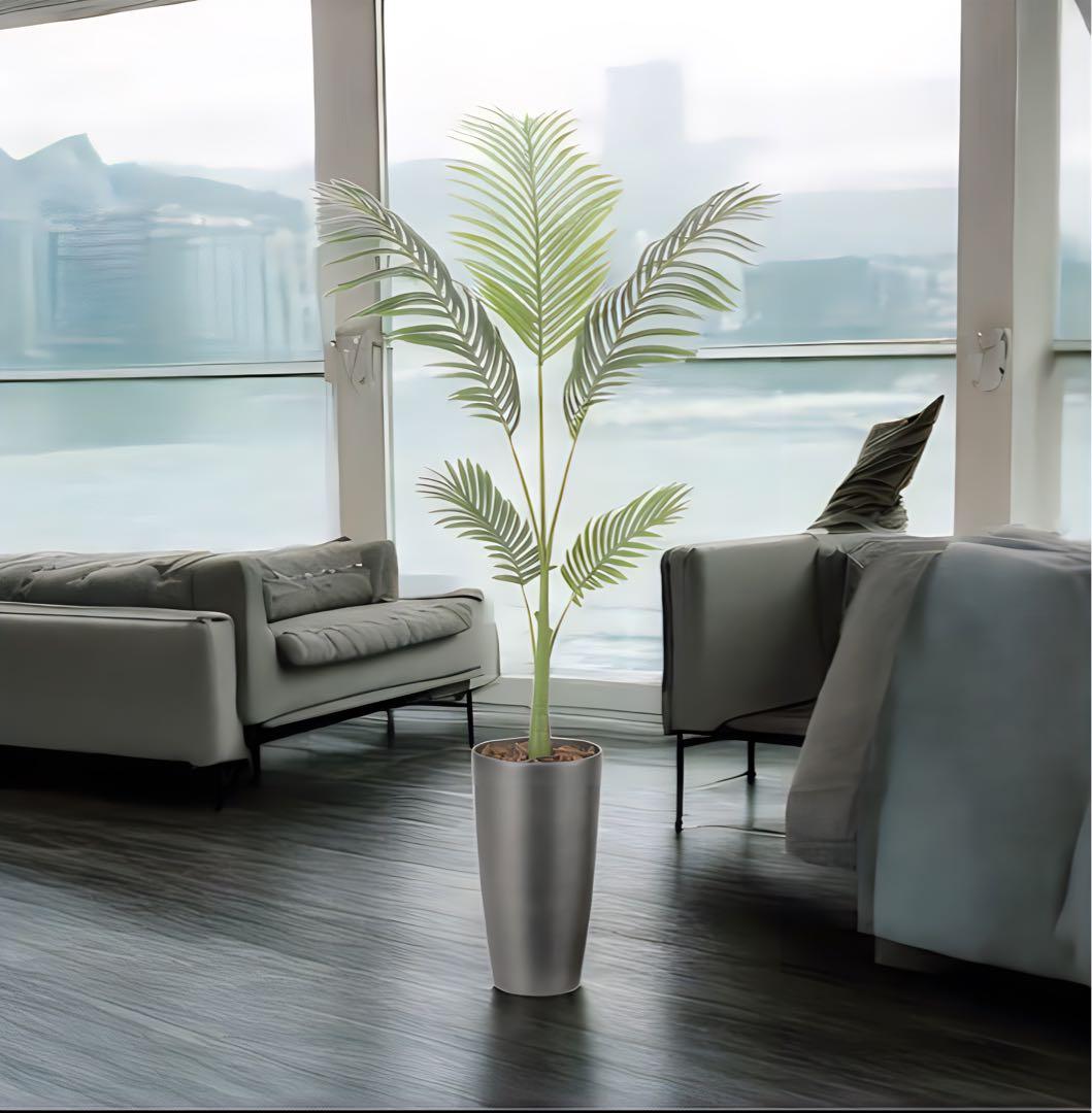 光触媒　人工観葉植物　フェイクグリーン　スリムフレッシュパーム1.55