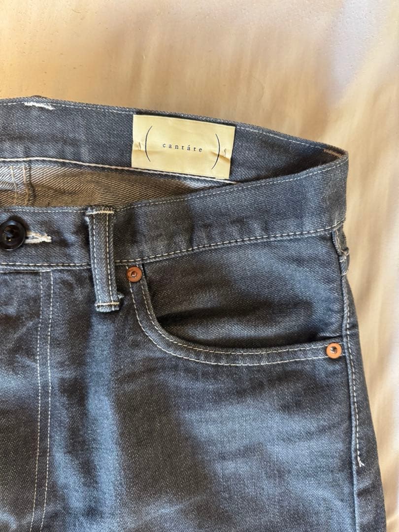 トオルcantate ストレートデニム　22AW