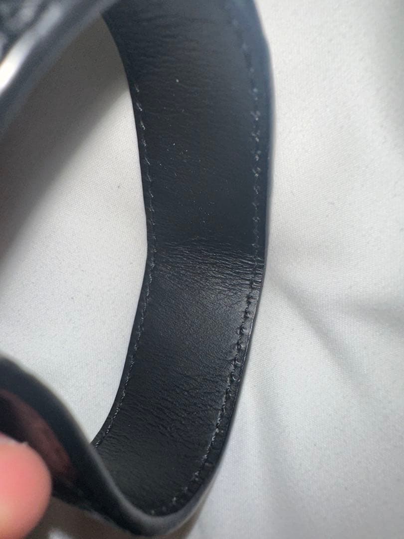 ルイ・ヴィトン ブラックレザー キーホルダー