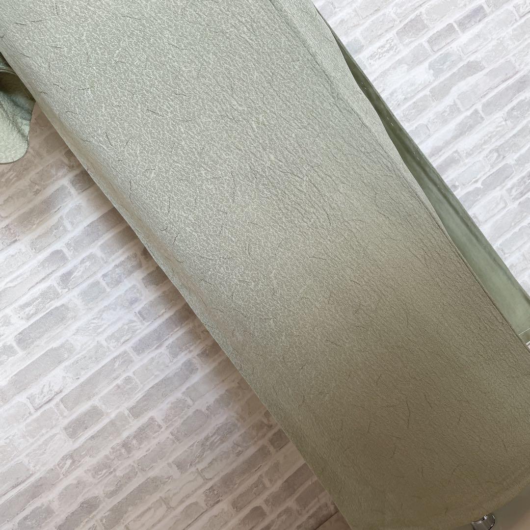 色無地　フルセット　小紋　躾糸付き　地紋　シンプル　礼装　カジュアル　着物　P4