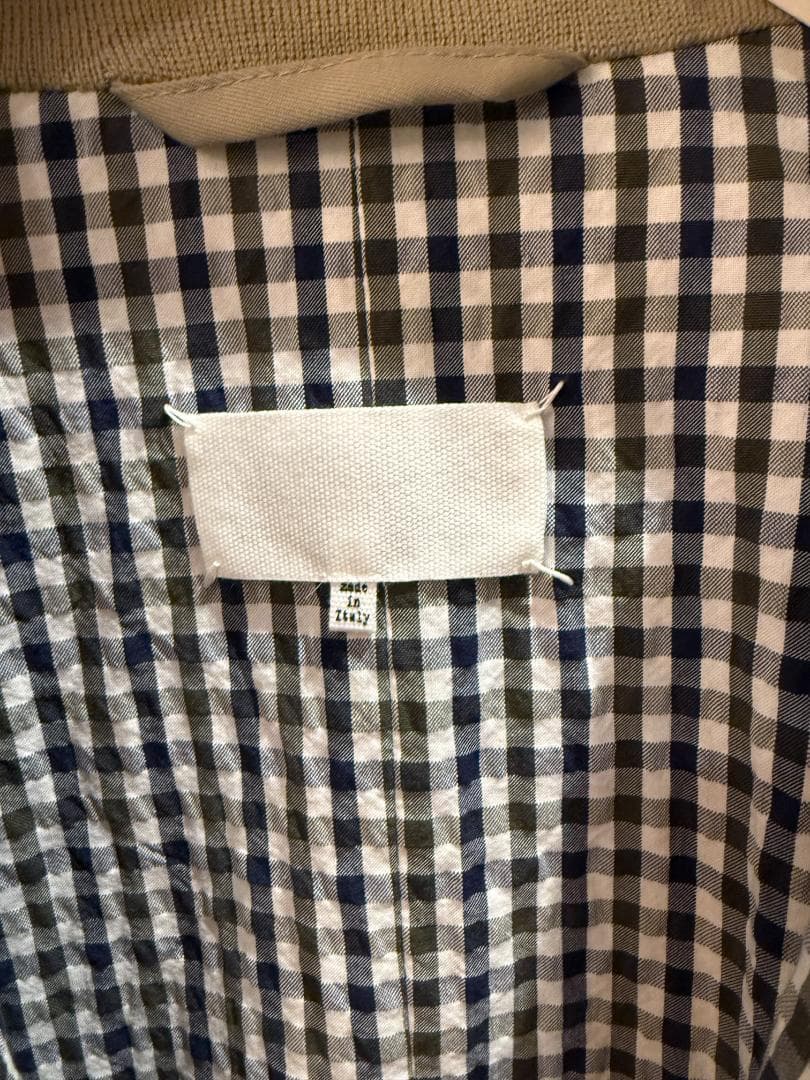 メゾンマルジェラ24SS S67AM0075ビートルバックルジャケットブルゾン