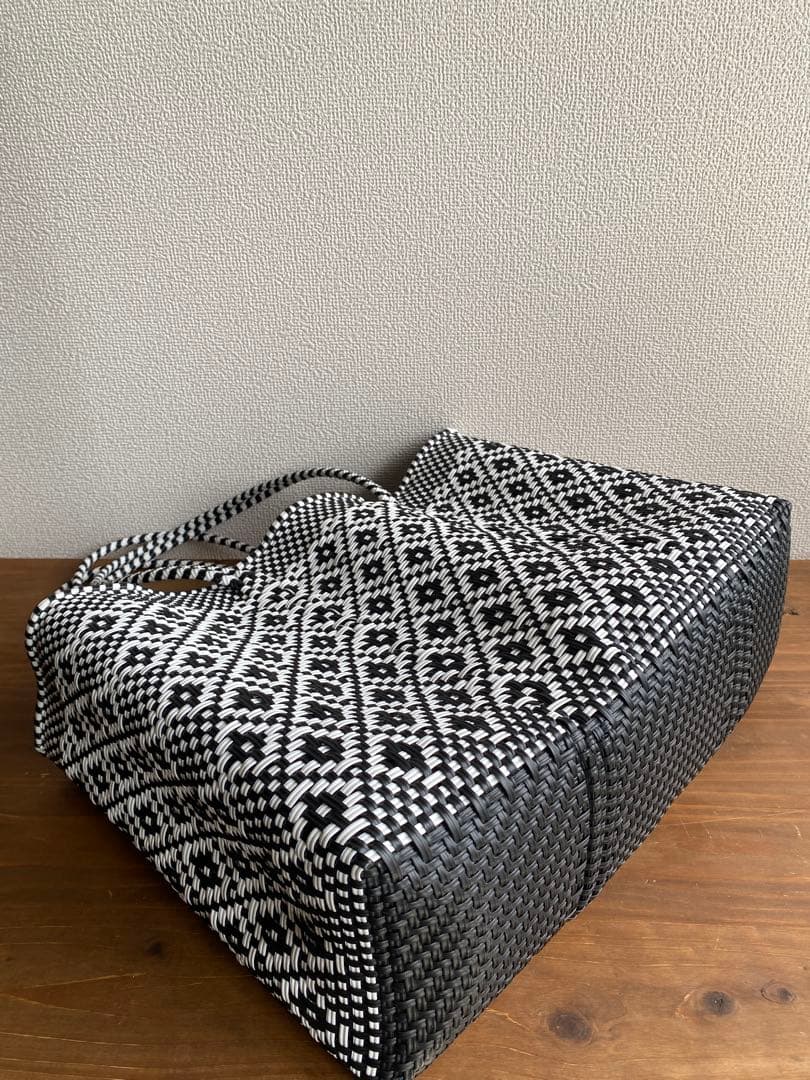 #G133-L1-特大サイズ　メキシコ　オアハカ直送　メルカドバッグ