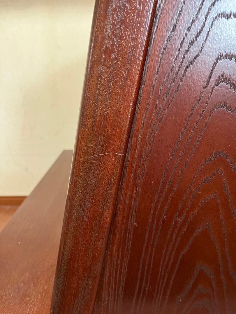 天然木 ケヤキ材 和製ヴィンテージ ライティングビューロー