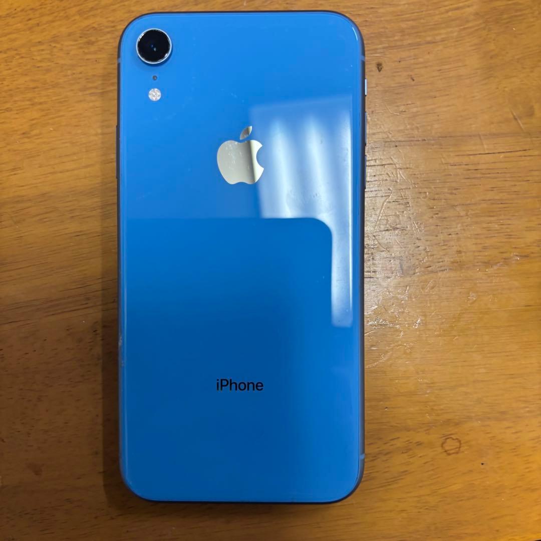 iPhone XR 128GB ブルー 本体のみ 初期化済 SIMフリー