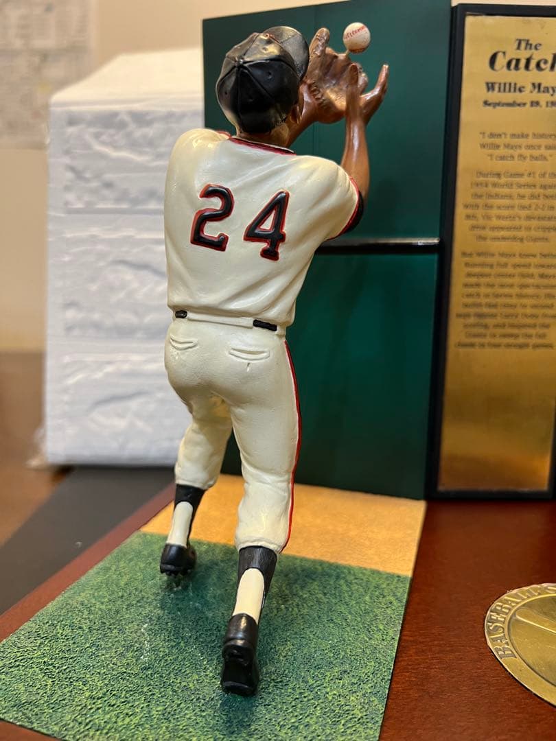 【The Danbury Mint】Willie Mays The Catch