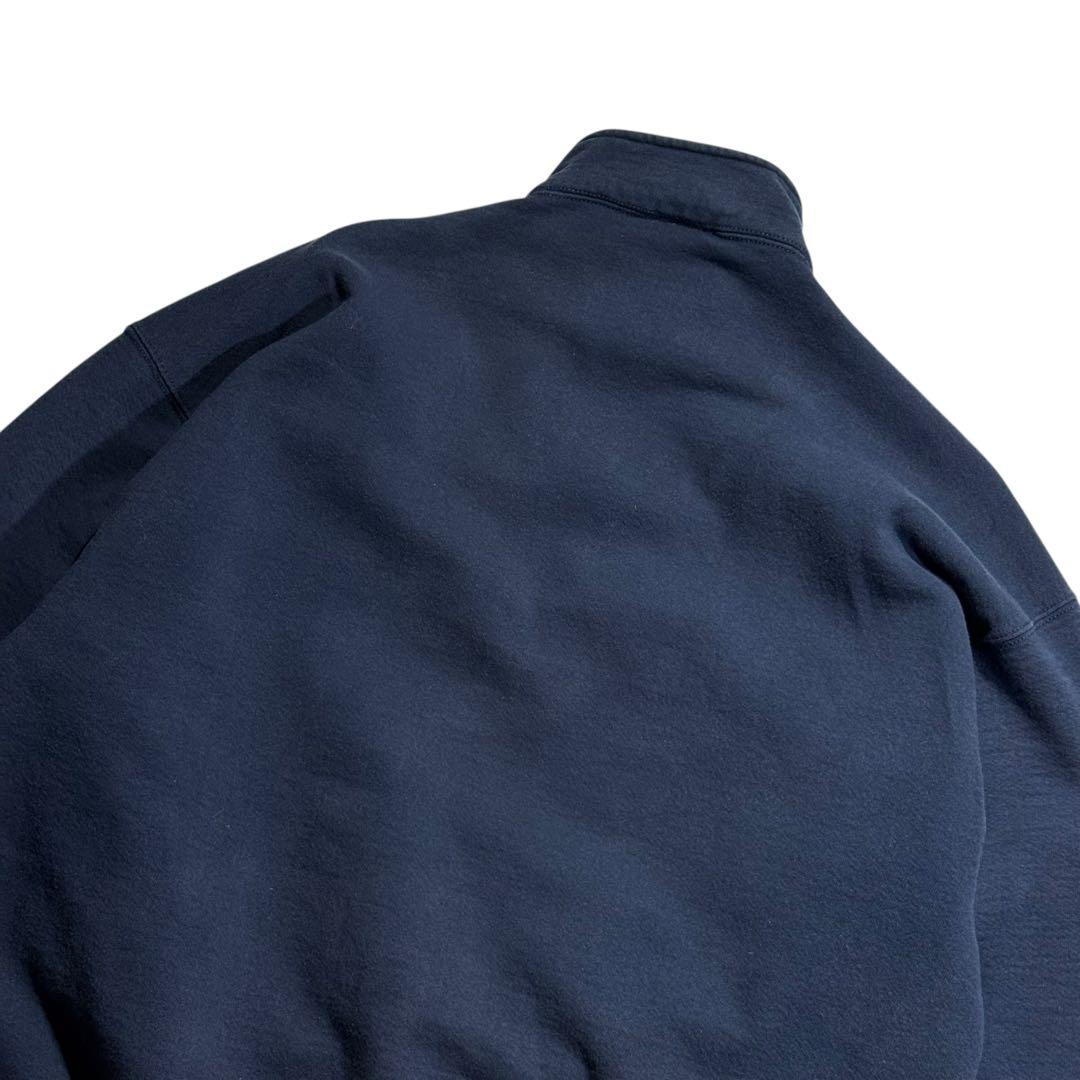 USA製 ディスカス ハーフジップスウェット ネイビー プルオーバー 90s