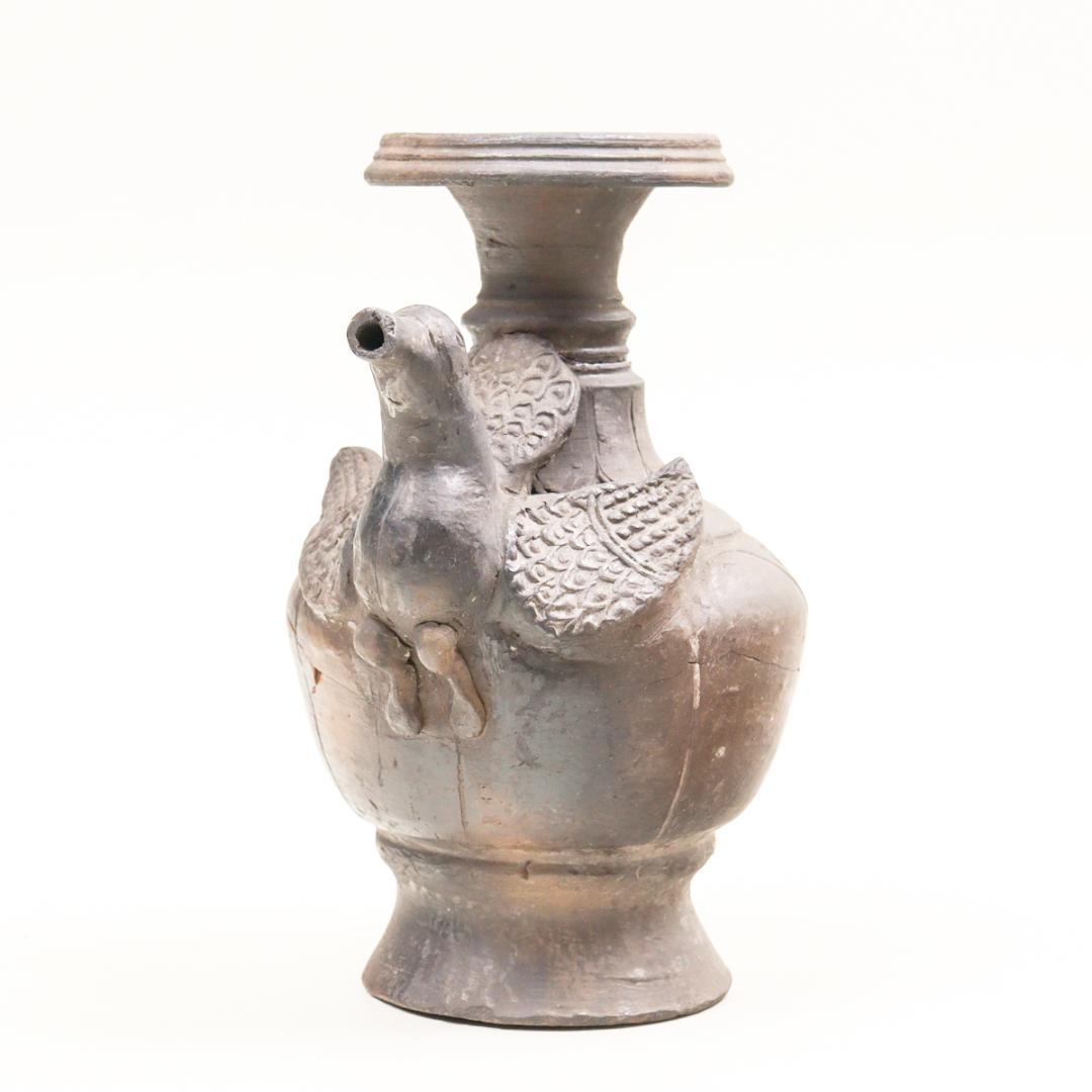 黒陶鳥形ケンディ テラコッタ 水差し