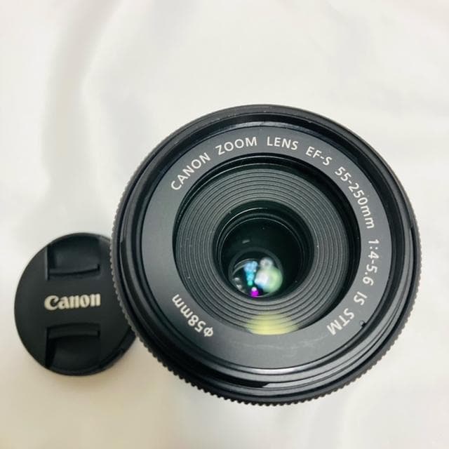 【美品】canon ef-s 55-250mm f4-5.6 is stm