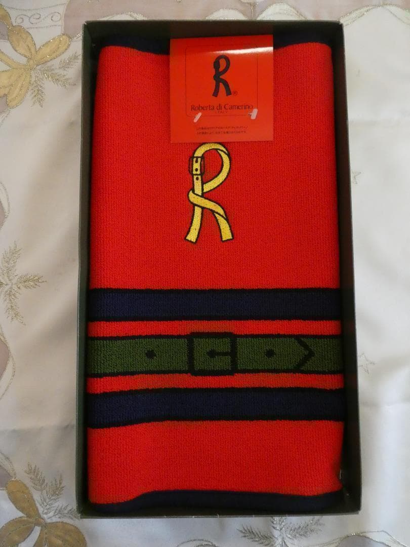 ロベルタディカメリーノ☆Roberta di Camerino☆バスマット　赤