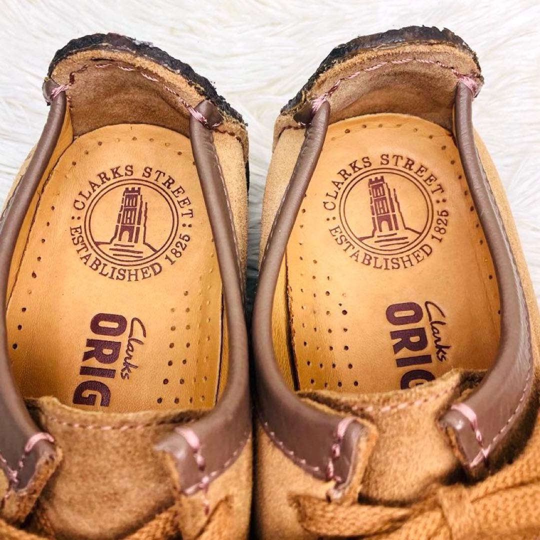 【極美品】Clarks UK4.5クラークス ナタリー ライトブラウン ワラビー