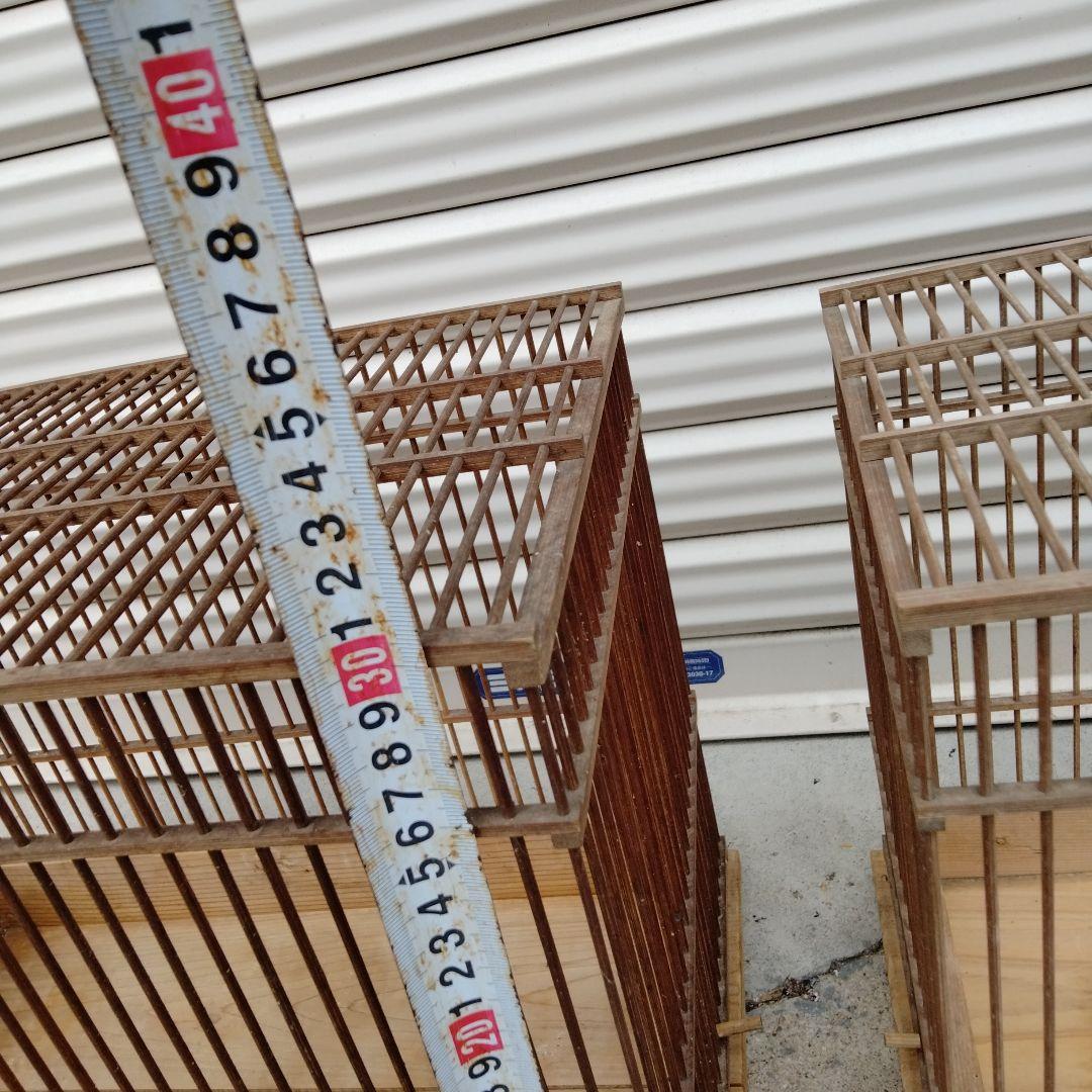 引き取り限定　メジロかごセット 大中小 付属品付き