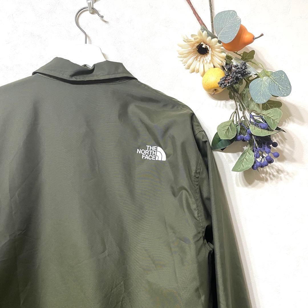 美品【ノースフェイス】アウター　コーチジャケット（X L）カーキ